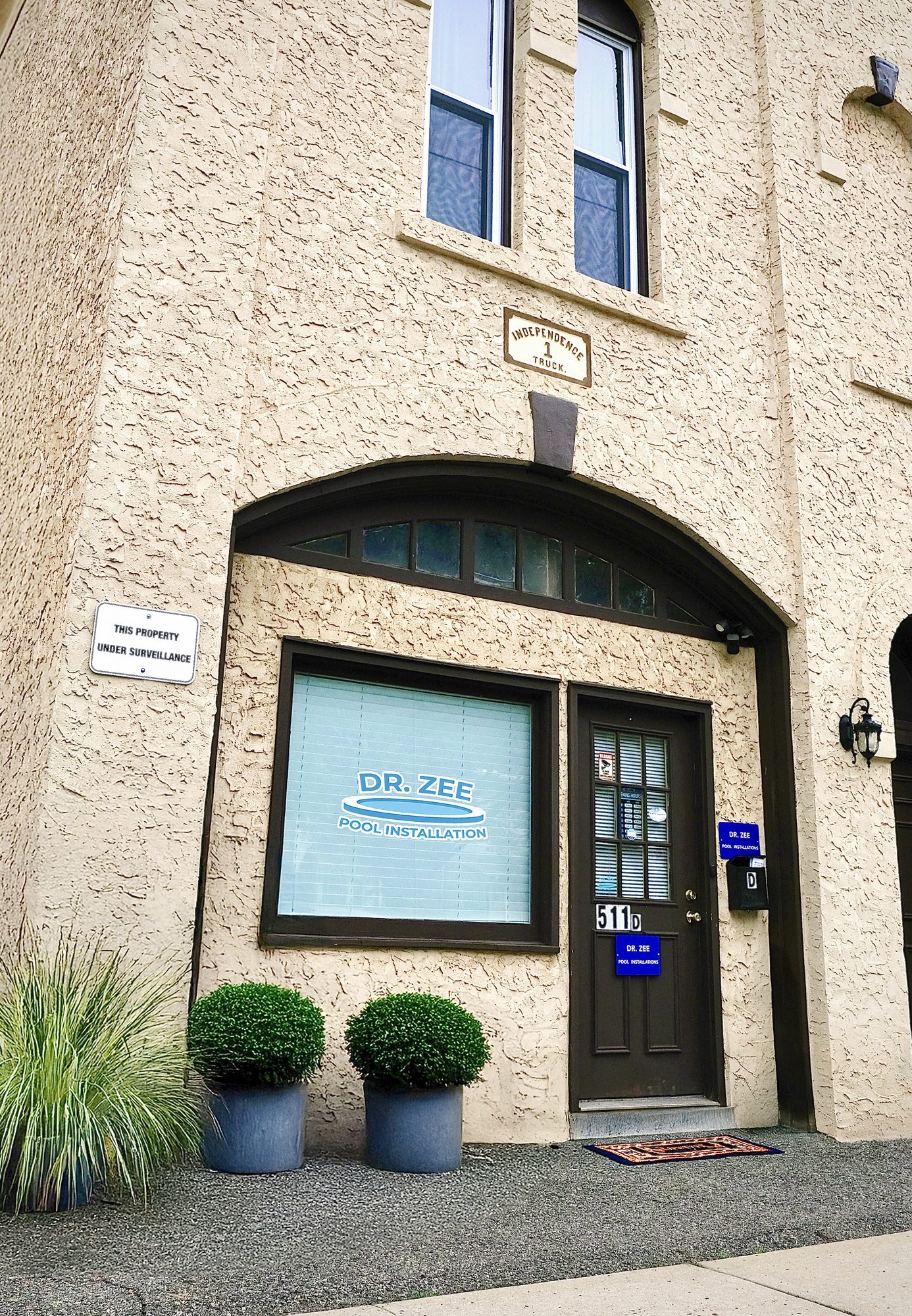 Dr. Zee Pools showroom